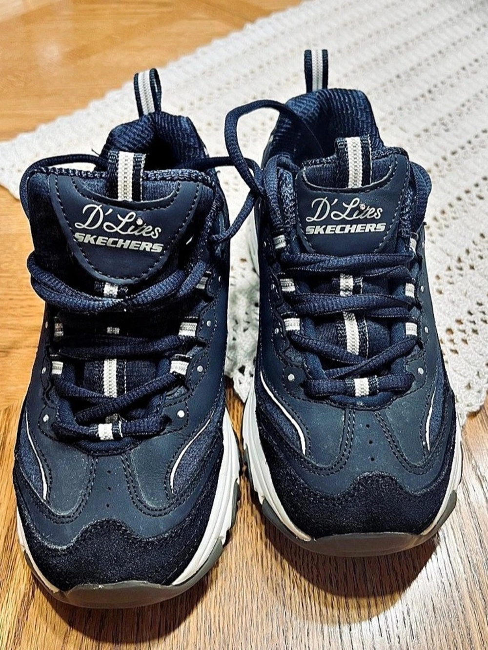 Skechers D'Lites - Me Time Women's Blue & White US 5.5 Sneakers
